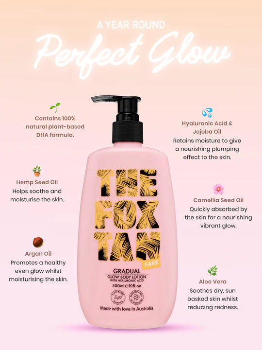 The Fox Tan Gradual Glow Body Lotion 300ml